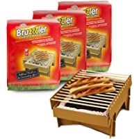 Los mejores  - Bruzzzler Barbacoa desechable ecológica- completamente fabricada con materiales naturales- casi totalmente quemable…